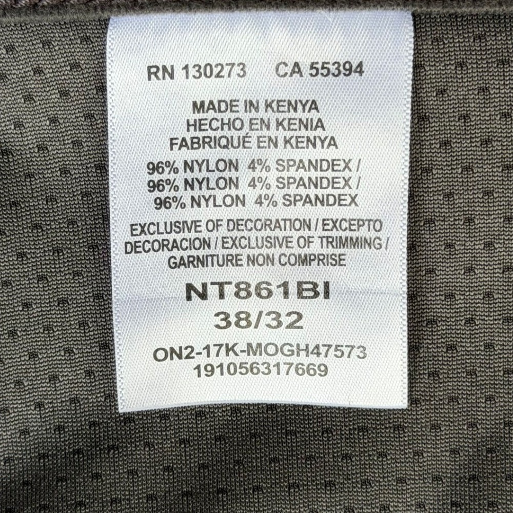 Wrangler Mens Outdoor Performance Hiking Pants Tan‎ Khaki Stretch Snap Hem 38x32 - Picture 5 of 11
